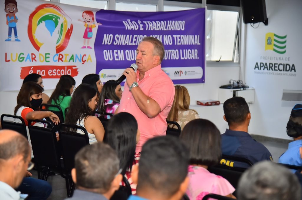 Prefeitura de Aparecida lança campanha pelo fim do trabalho infantil